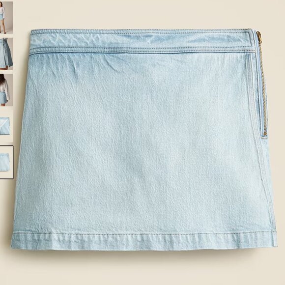 J. Crew Denim skort Size 0 - Picture 3 of 12